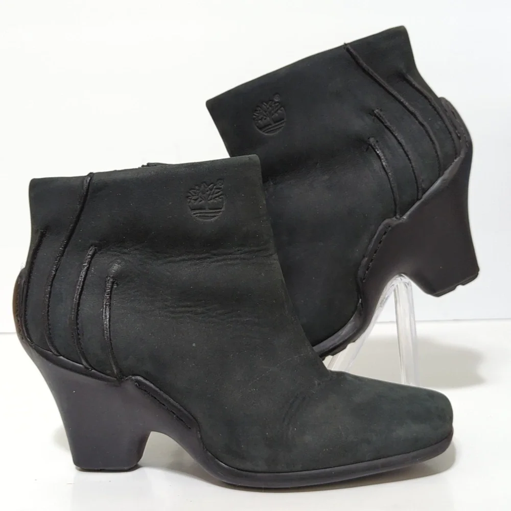 Timberland Baychester leather ankle booties woman's size 6.5M - Picture 12 of 16